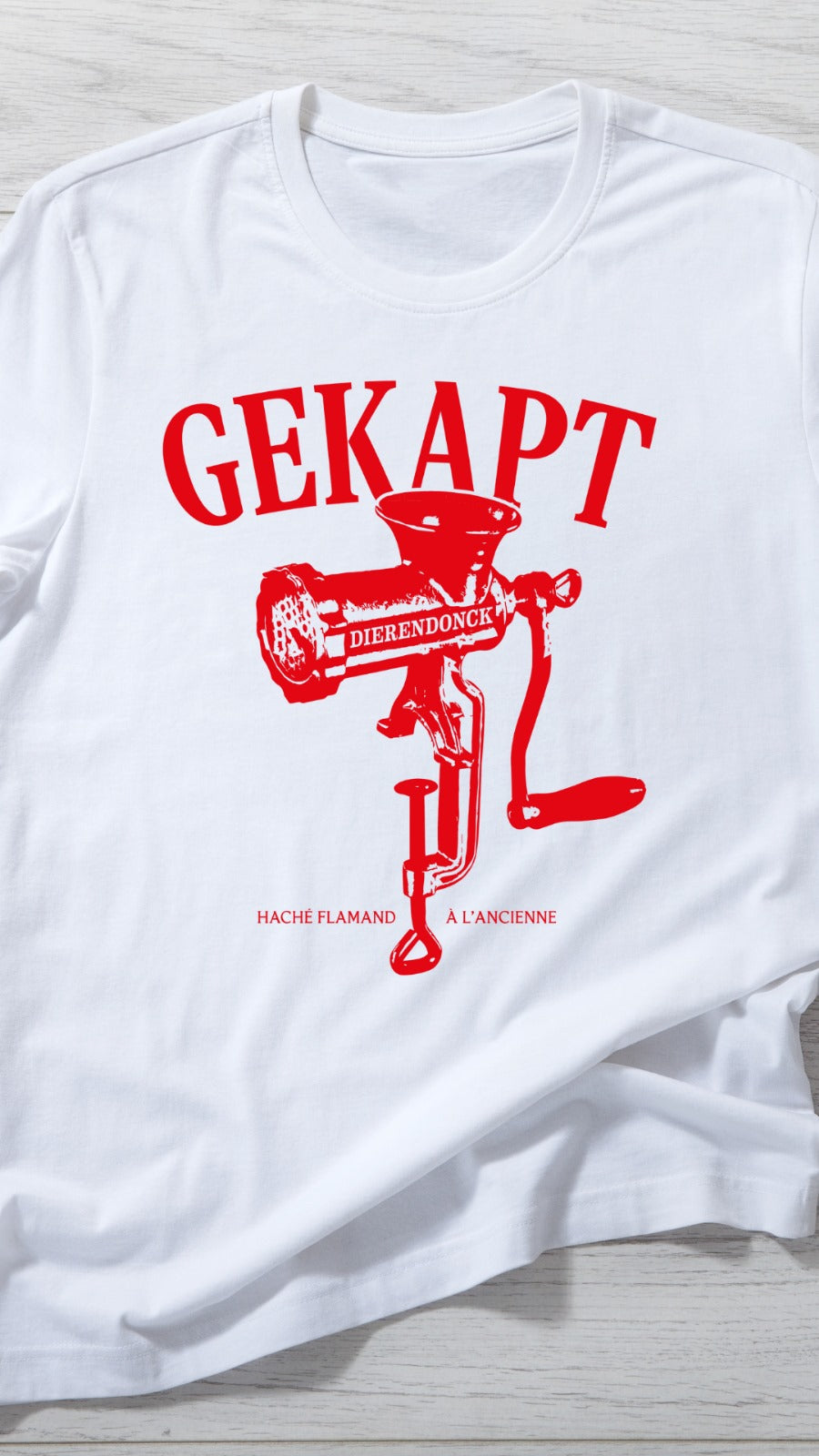 Tshirt Dierendonck ÉDITION LIMITÉE - 'Gekapt'